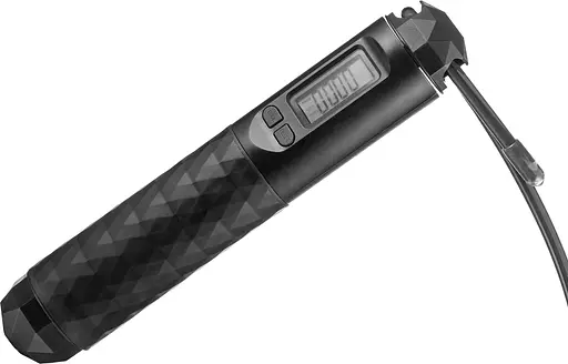 Розумна скакалка Gymtek Smart з дисплеєм і лічильником чорна - фото 4