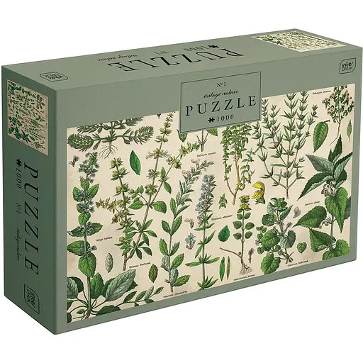 Пазлы трехслойные Interdruk Vintage Nature 1, 1000 шт. (385062)