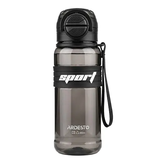 Пляшка для води Ardesto Urban чорний 850 мл (AR2285UB) - фото 1