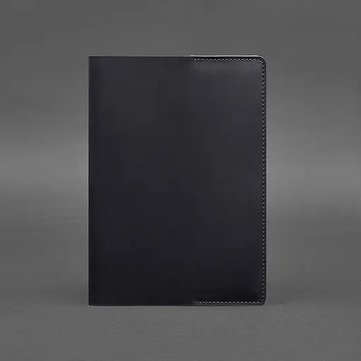 Шкіряна обкладинка для блокнота 6.0 (софт-бук) синя Crazy Horse - фото 6