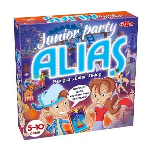 Настільна гра Tactic Юніор Паті Аліас (Junior Party Alias) (54670)
