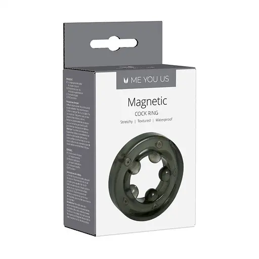 Эрекционное кольцо Me You Us Linx Magnetic 2.5 см черный - фото 2