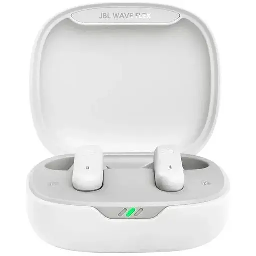 Bluetooth - навушники JBL Wave Flex (JBLWFLEXWHT) бездротова стерео гарнітура біла