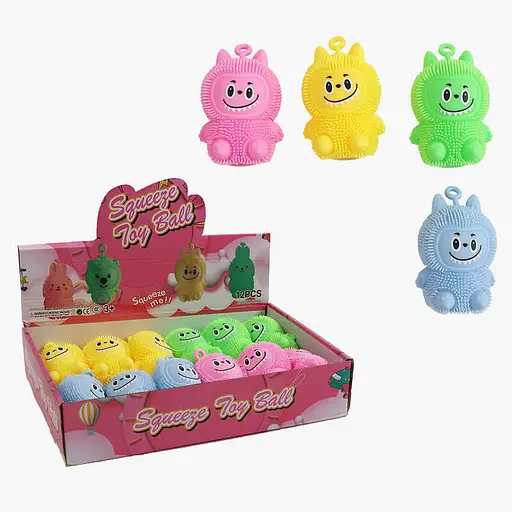 Антистресс Лабуба, 7.5x6x11 см, петелька, шарик, подсветка, C71391 (в ассортименте) - фото 2