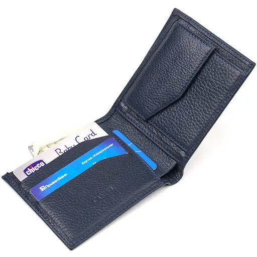 Мужской кожаный кошелек Canpellini 11.5х9.5х2 см acs0025680 - фото 3