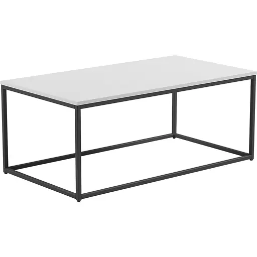 Стіл журнальний лофт Orange-Line ОП-192 600х1100х450 мм Чорний/Білий