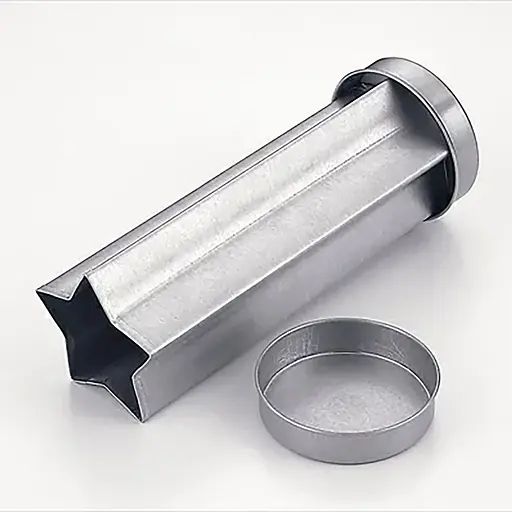 Форма хлібна для випікання хліба у формі зірки із нержавіючої сталі з кришкою, Kitchen Master Сірий 87562 - фото 2