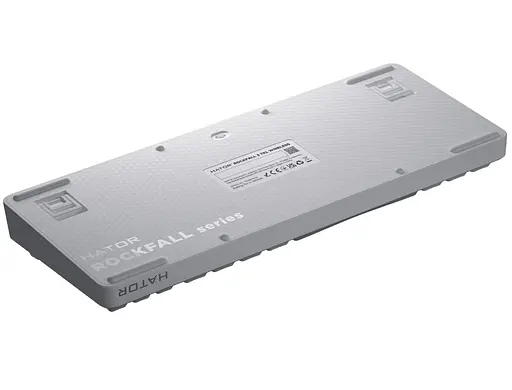 Клавиатура игровая механическая HATOR HTK-851UA White Wireless Rockfall 3 TKL Mecha orange, QMK/VIA - фото 5