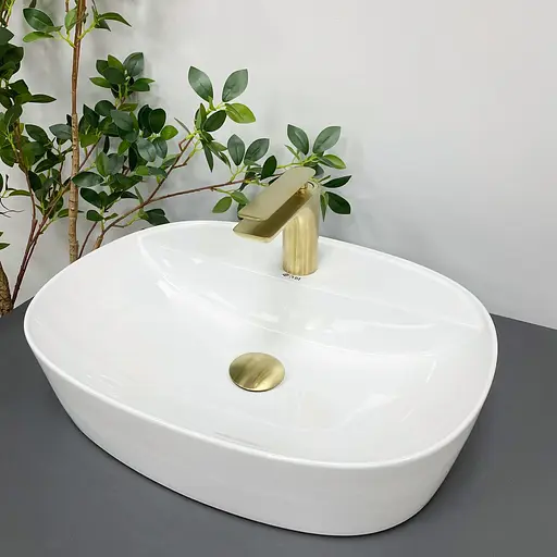 Умивальник VBI Agordo M white накладний VBI-014904, Білий - фото 3