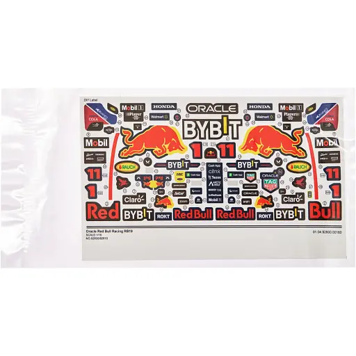 Машинка-конструктор Rastar Oracle Red Bull Racing RB19 1:16. Синий - фото 5