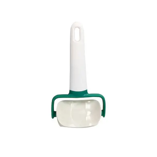 Ролик кулинарный нож для нарезки теста кругами для вареников, пельменей, печенья, LY Зеленый 84398 - фото 4