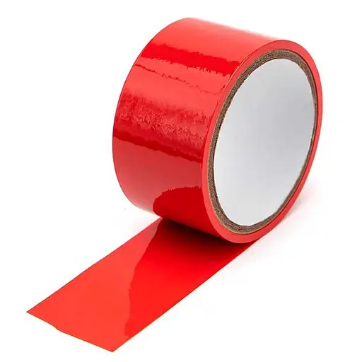 Скотч для бондажа БДСМ-аксессуар для смелых экспериментов Красный K0094-2 - фото 1