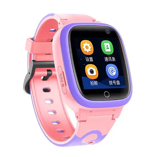 Дитячий смарт-годинник Smart Baby Watch Q12S з SIM-картою і GPS Рожевий - фото 2