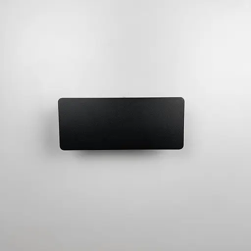 Чорне мінімалістичне регулююче бра Line F 19х8 см Арт. WB 44/190 BK - фото 1