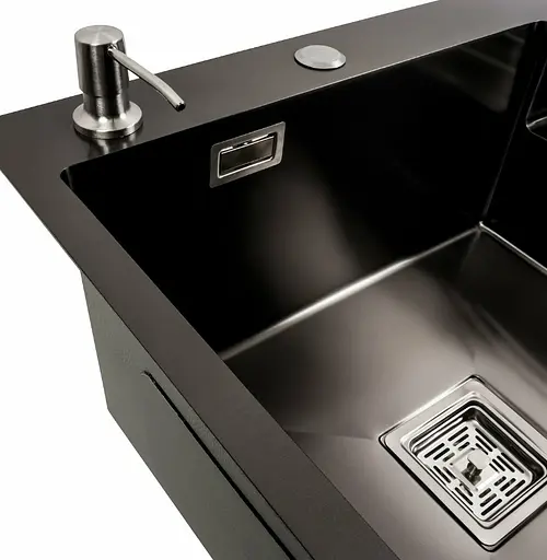 Кухонна мийка Platinum HANDMADE 78*50С L (SP000041297) - фото 8