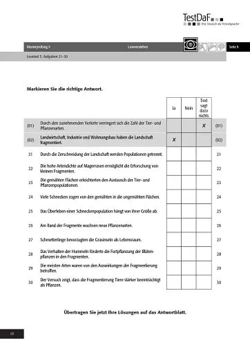 TestDaF Musterprufung 5. Heft mit Audio-CD. Test Deutsch als Fremdsprache - фото 16