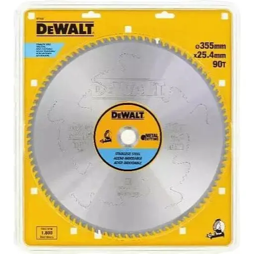 Диск пильный DeWalt Metal Cutting 355 х 25.4 мм 90 зубьев (DT1922)