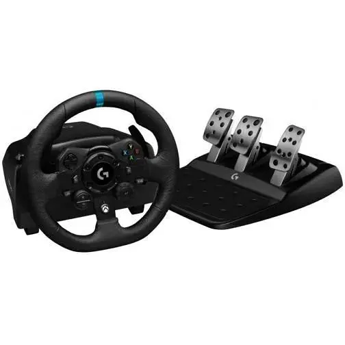 Комплект 3 в 1 Кермо та педалі Logitech G923 Racing Wheel and Pedals for PS4/PS5 + Важіль перемикання передач Logitech G Driving Force Shifter