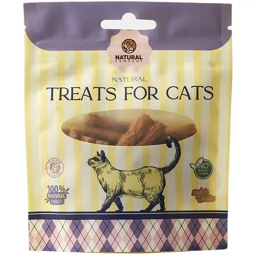 Лакомство для кошек Natural снеки с селедкой лососем и яблоком 35 г