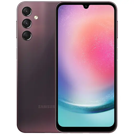Смартфон Samsung Galaxy A24 (A245F) 128Gb Dark red (SM-A245FDRVSEK) (Grade B) Seller Refurbished