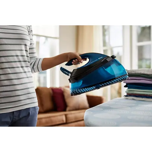 Утюг-парогенератор Philips PerfectCare Compact 2400 Вт синий (GC7846/80) - фото 6