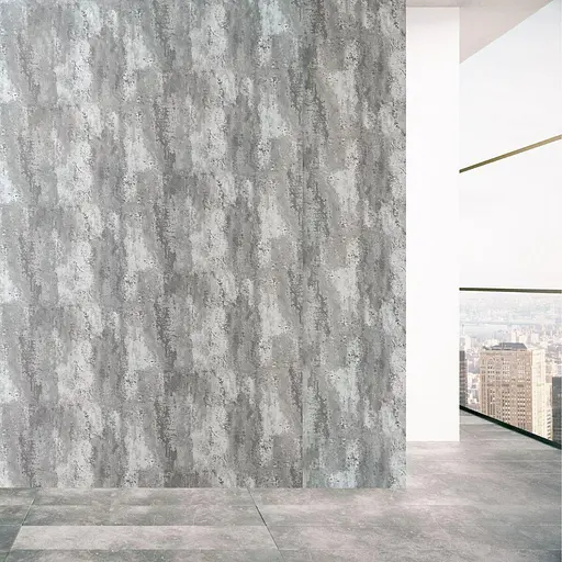 Декоративная ПВХ плита 1,22 м x 2,44 м x 3 мм Платиновый мрамор SW-00001411 - фото 1