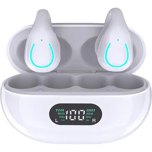 Наушники беспроводные Маленький зажим на наушниках Открытые наушники Bluetooth 5.3 для Android iPhone, мини-легкие беспроводные