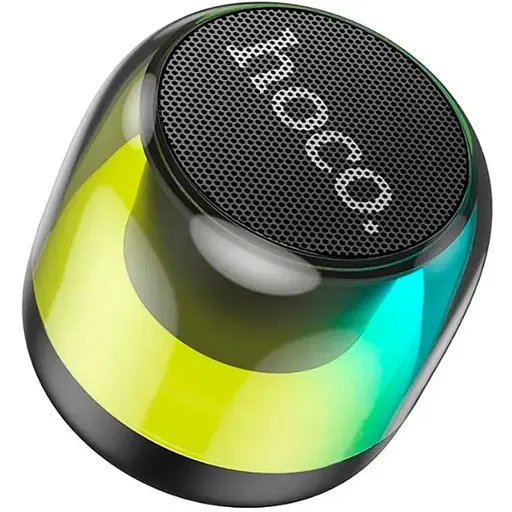 Портативна bluetooth колонка Hoco DS62 з LED підсвічуванням чорний - фото 1
