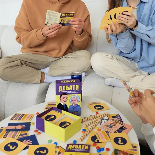 Настільна гра «Дебати» 0018MG 500 різноманітних тем для дебатів - фото 7