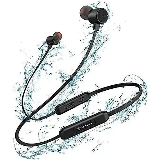 Наушники YATWIN Bluetooth, беспроводные наушники V5.0 Bluetooth с микрофоном, магнитными наушниками на шее 30 часов воспроизведения