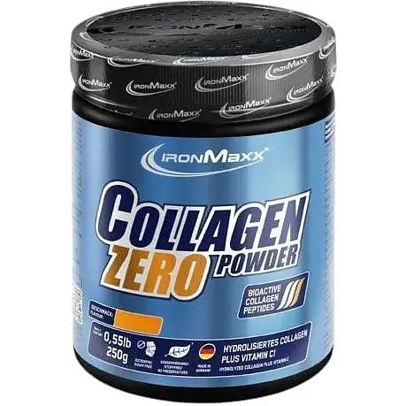 Препарат для суставов и связок Ironmaxx Collagen Powder Zero, 250 грам - Зеленый чай с лимоном