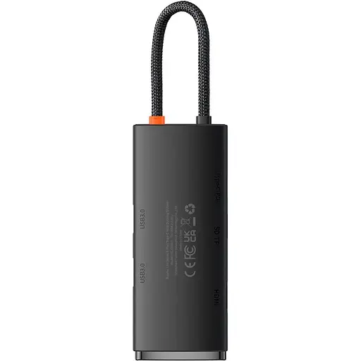 USB-хаб Baseus Lite Series 6-Port Type-C PD Hub (WKQX050101) [77934] - фото 2