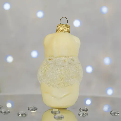 Ялинкова прикраса Санта Шоп Ведмедик з серденьком скло (4820001180206) - фото 3