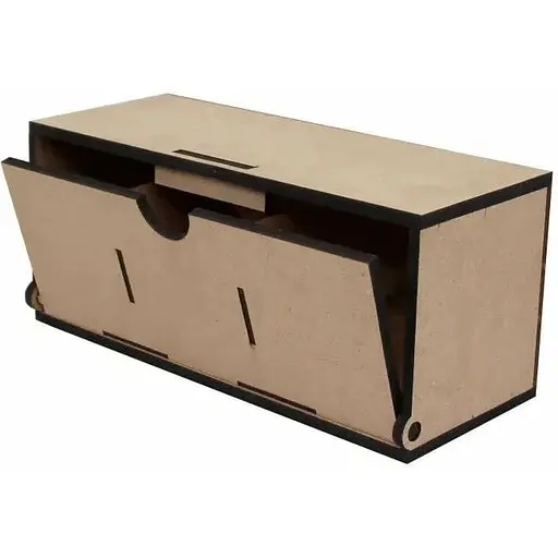 Органайзер для чаю Rosa Talent 3 комірки МДФ 26х11х11 см