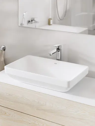 Змішувач для умивальника XL-розміру Grohe Cubeo 1017290000 Хром - фото 8