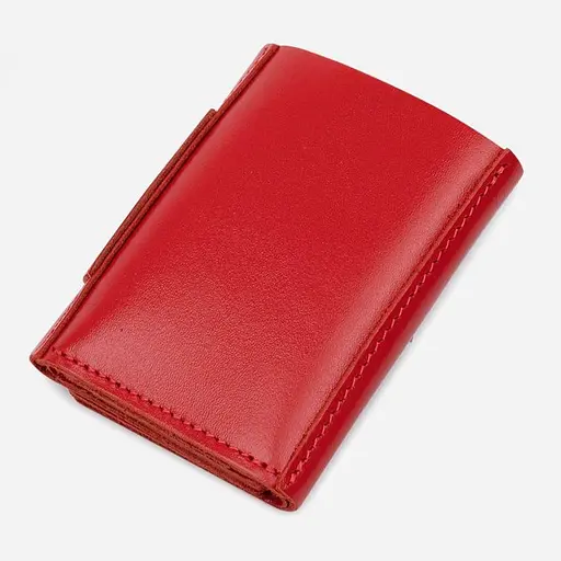 Кожаный женский кошелек Grande Pelle 10х8х1.5 см acs0024483 - фото 2