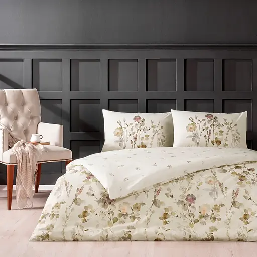 Постельное белье Nina Beige Ранфорс Tac pbe0051599 - фото 1