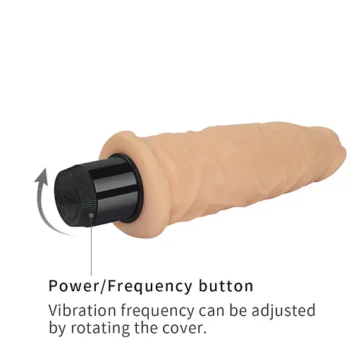 Реалистичный вибратор Lovetoy Real Feel 19.8 см телесный - фото 5