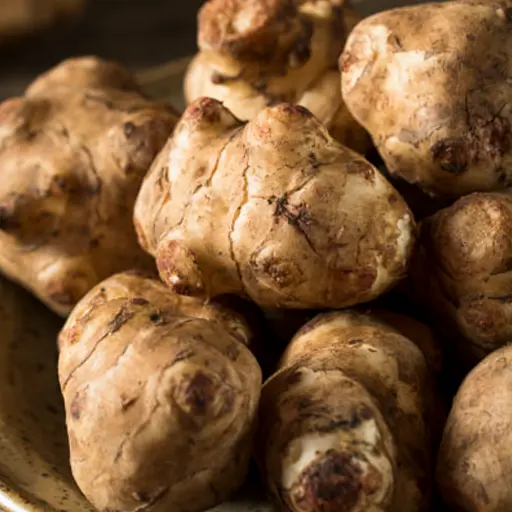 Топинамбур земляная груша бульбы свежие мытые для еды, пакет 8 кг - фото 1