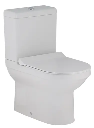 Унитаз - компакт Volle Solar 13-93-153 с сидением Soft Close, Белый - фото 1