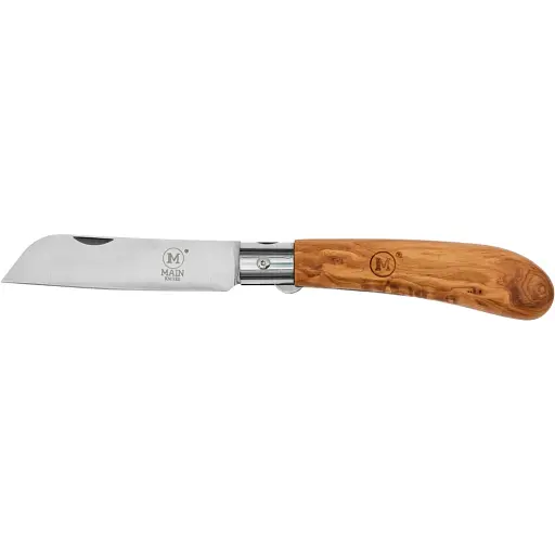 Ніж Main Knives "German line" Sheepsfoot Olive Wood Brown