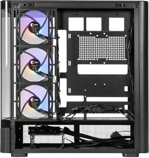 Корпус QUBE MASTERFORCE RGB Black (MASTERFORCE_GBNU3) - фото 3