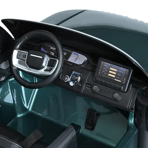 Електромобіль дитячий Bambi M 5055EBLRS-5 Land Rover Vogue 4WD з пультом управління Зелений - фото 10