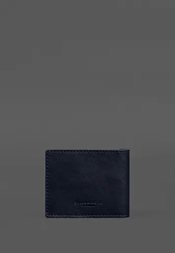 Кожаная обложка для служебного удостоверения Национальной гвардии Синяя - фото 4