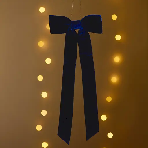 Украшение декоративное Yes! Fun Бант 38x16 синее (975094) - фото 5