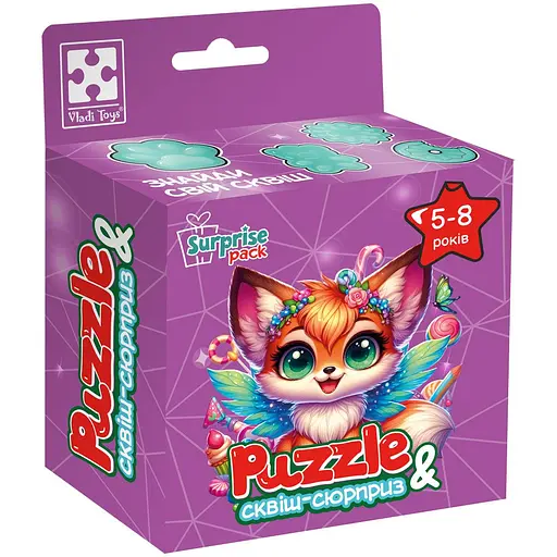 Пазли з сюрпризом Vladi Toys Лисеня (VT8030-10) - фото 1