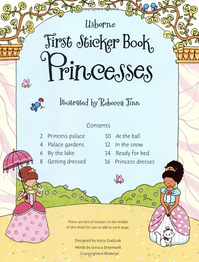 First Sticker Book. Princesses - фото 2