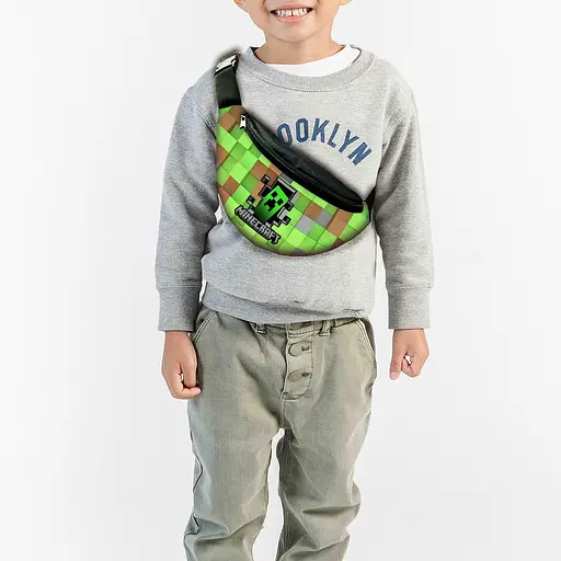 Набір дитячий Майнкрафт «Minecraft» рюкзак 36х27см сумка-бананка, кружка з принтом для хлопчика (01657) - фото 3