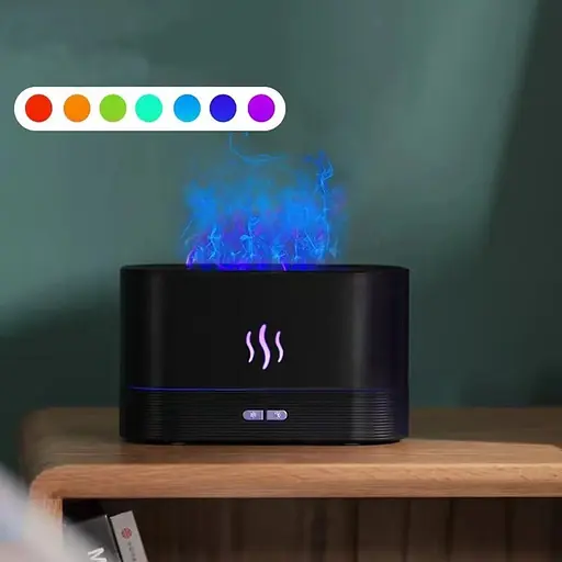 Ультратихий увлажнитель воздуха для ароматерапии с пламенем - фото 3