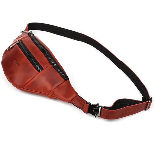 Жіноча шкіряна сумка-бананка Tarwa 31х14х6 см sum0026367 - фото 5